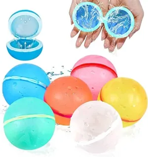 High Quality Reusable Water Balloons - 6 Pack