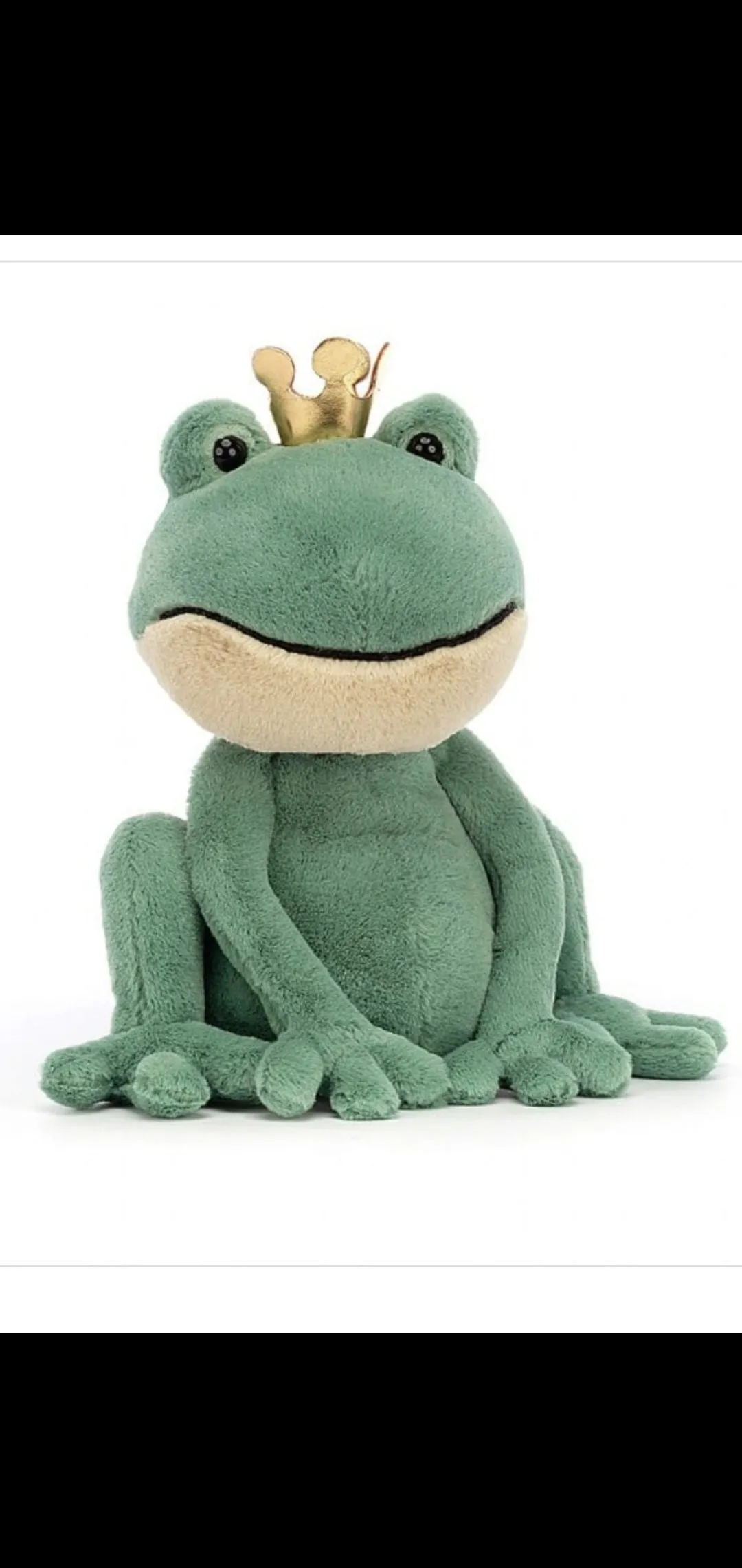 Jellycat Fabian Frog Prince