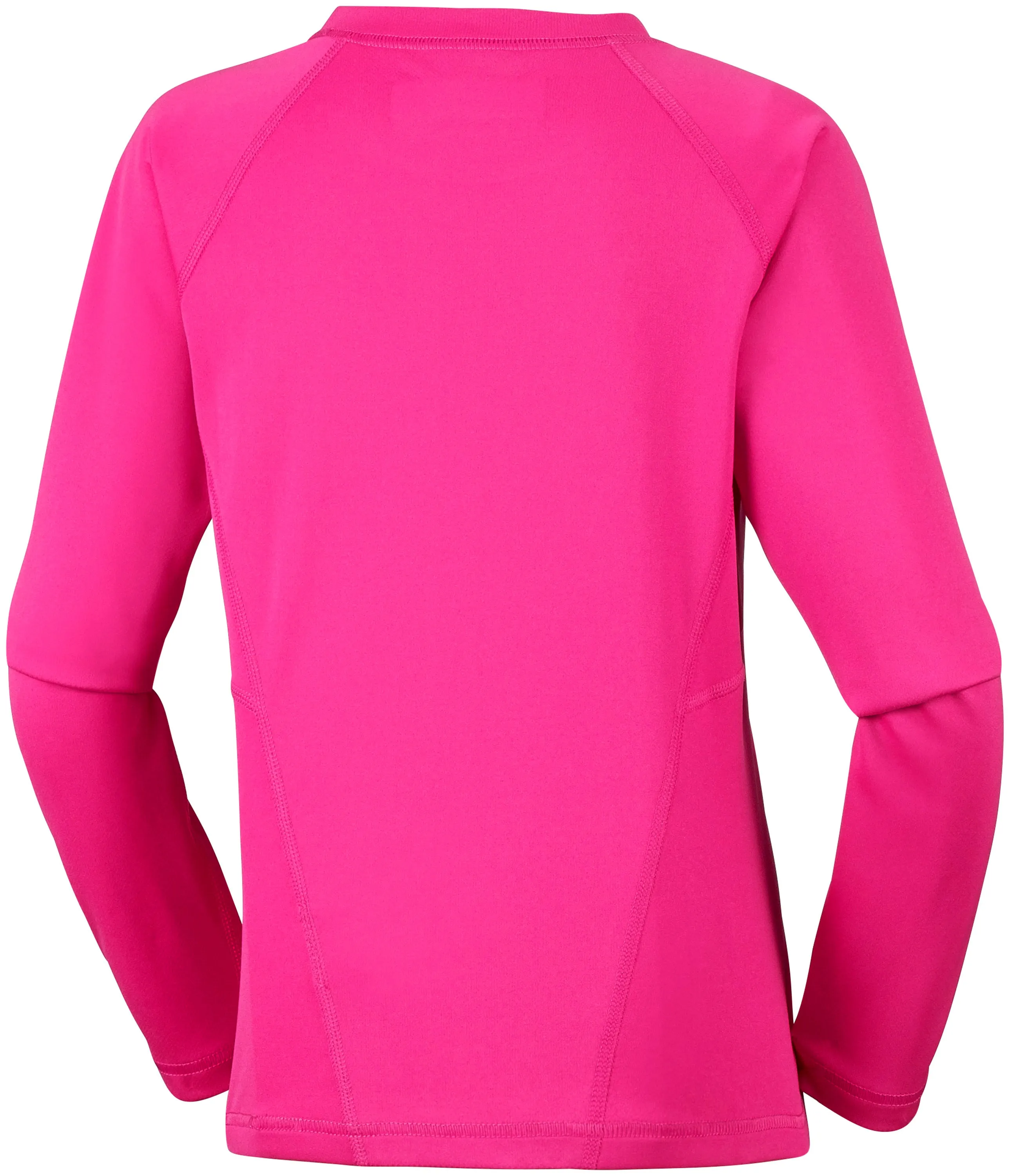 KID'S MIDWEIGHT CREW NECK 2 BASELAYER (AGES 4-10) - CACTUS PINK