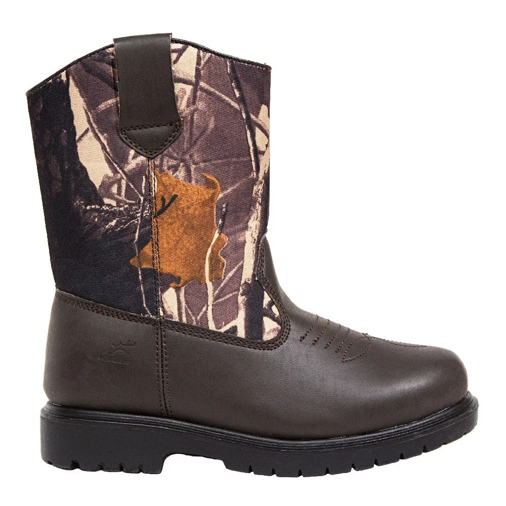 Kids' Tour in Dark Brown/Camo