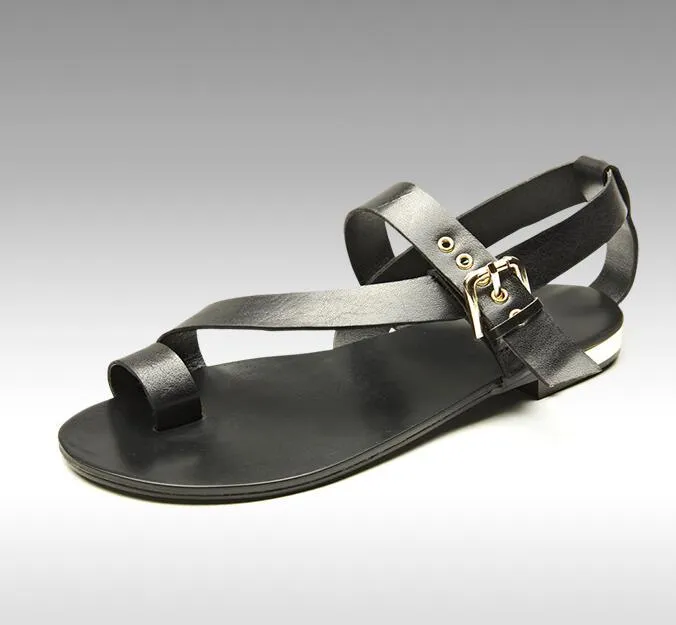 kkboxly kkboxly Vintage Summer Flat Sandals