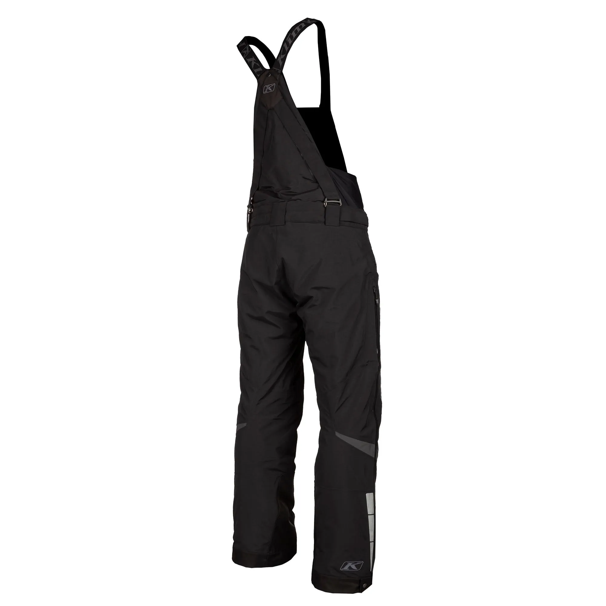 Klim  Mens Keweenaw Snowmobile Bib Removable Suspenders Waterproof Pants Asphalt