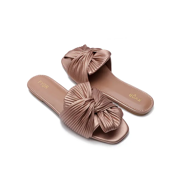 Knotted Slide Sandal MY 230