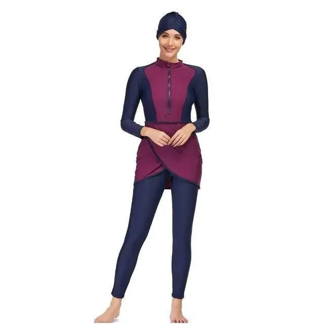 MB003 3pcs Burkini Set Modest Swimsuit High Quality