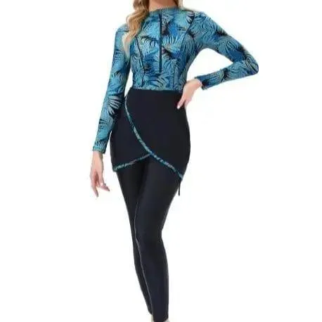 MB003 3pcs Burkini Set Modest Swimsuit High Quality