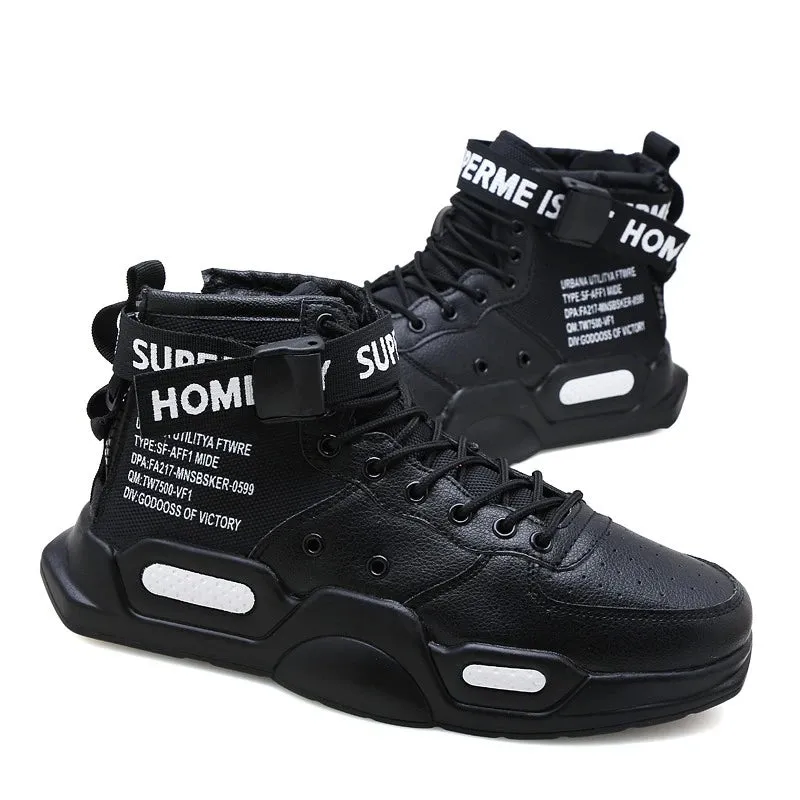 Men's Casual Shoes G-Y686 - Trainers Boots - High Top Sneakers