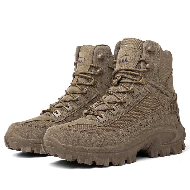 Military Tactical Special Force Boots Leather Army Outdoor Men Shoes | B21