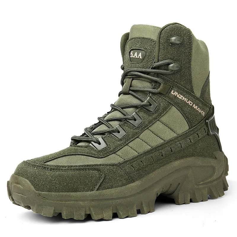 Military Tactical Special Force Boots Leather Army Outdoor Men Shoes | B21