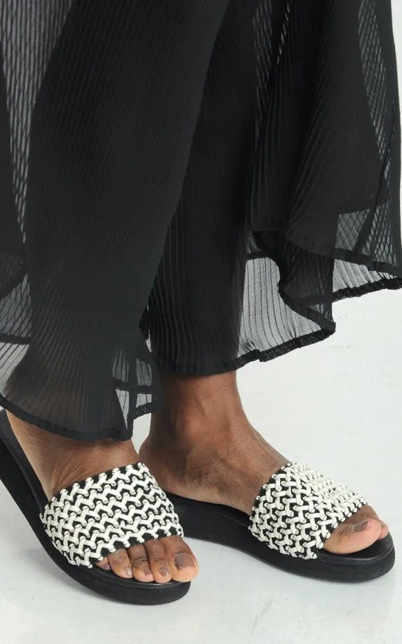 Monochrome Sandals