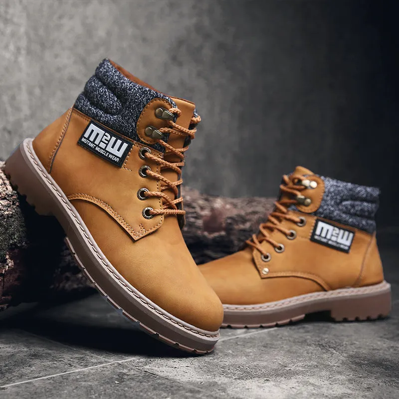 New winter boots for men Martin British high shoes fashion | Brodtica.com