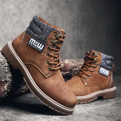 New winter boots for men Martin British high shoes fashion | Brodtica.com