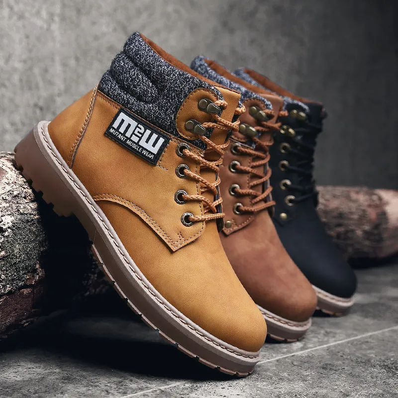 New winter boots for men Martin British high shoes fashion | Brodtica.com