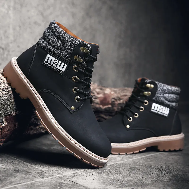 New winter boots for men Martin British high shoes fashion | Brodtica.com