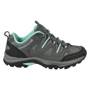 Nord Trail Women's Mt. Evans Charcoal/Mint Hiking Trail Running Casual Shoe