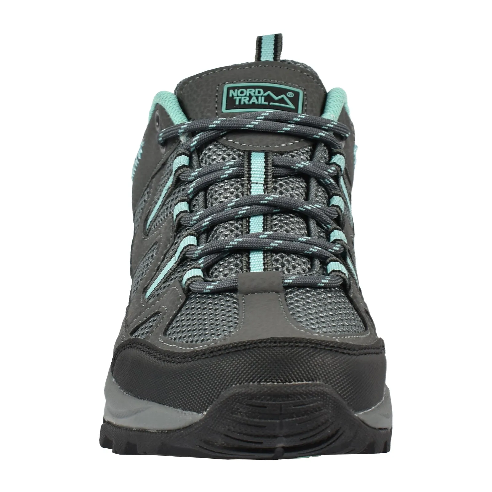 Nord Trail Women's Mt. Evans Charcoal/Mint Hiking Trail Running Casual Shoe