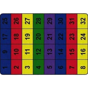 Number Blocks Rug