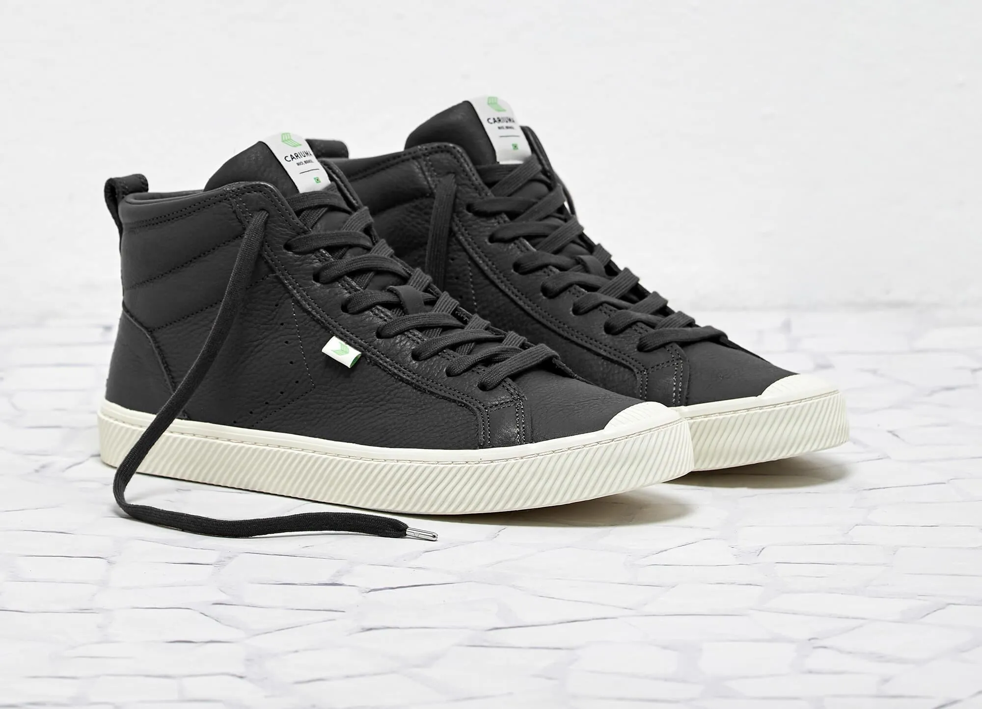 OCA High Black Premium Leather Sneaker Men