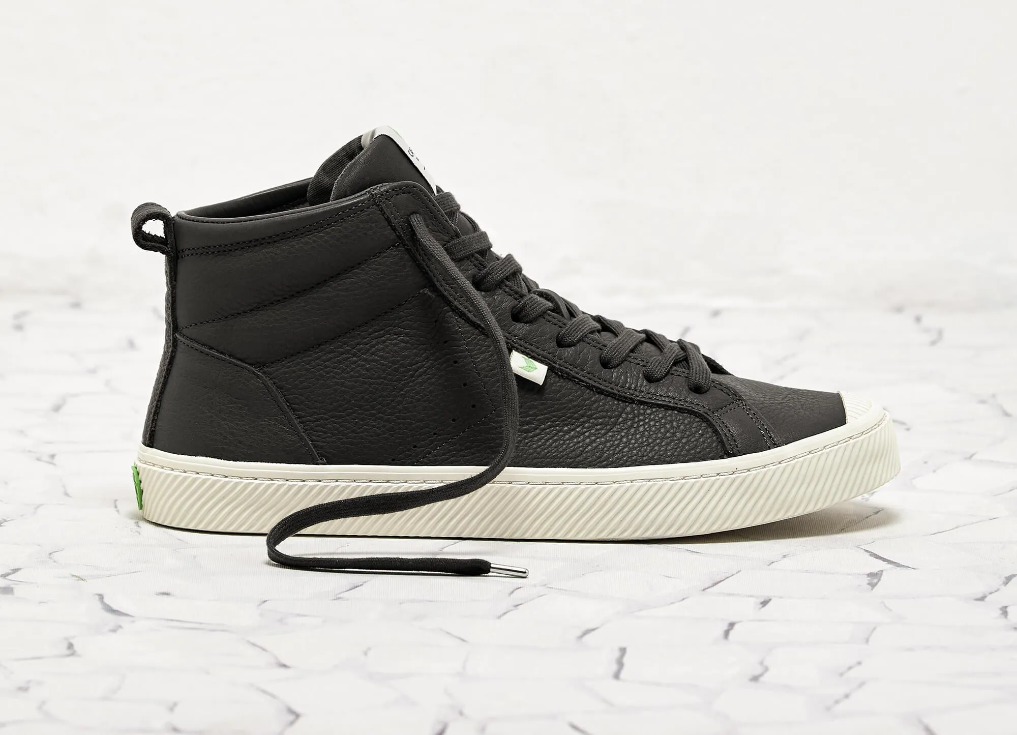 OCA High Black Premium Leather Sneaker Men