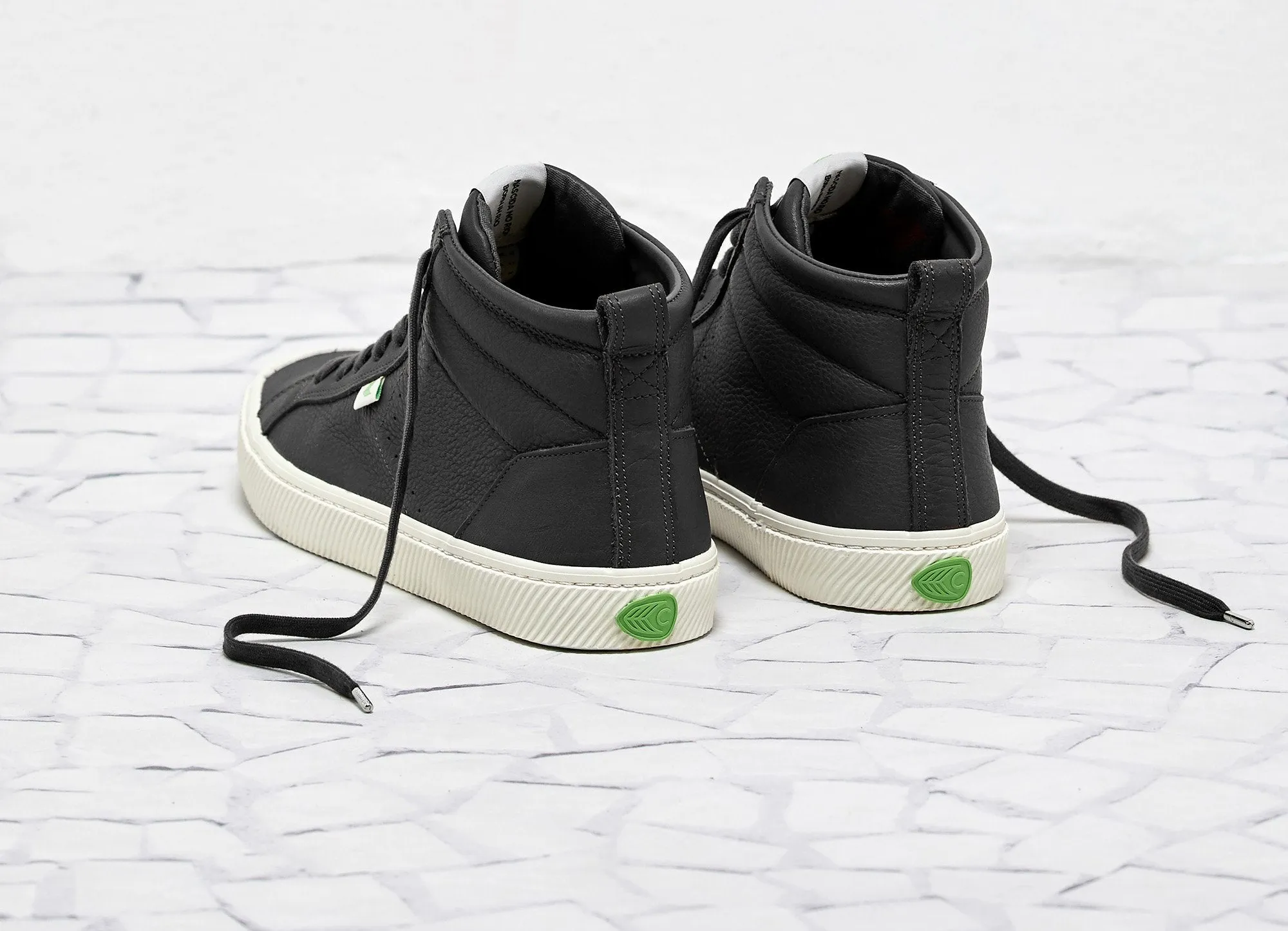 OCA High Black Premium Leather Sneaker Men