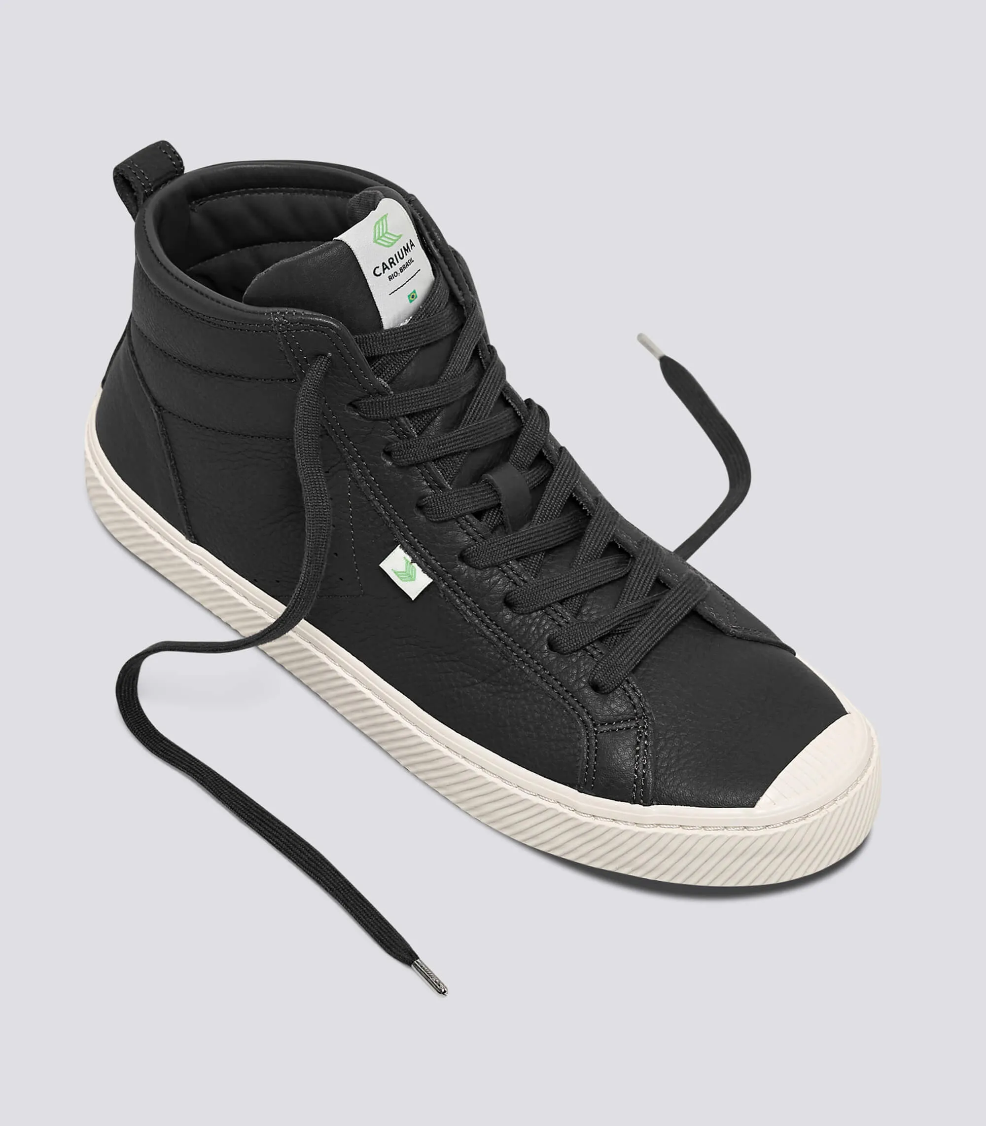 OCA High Black Premium Leather Sneaker Men