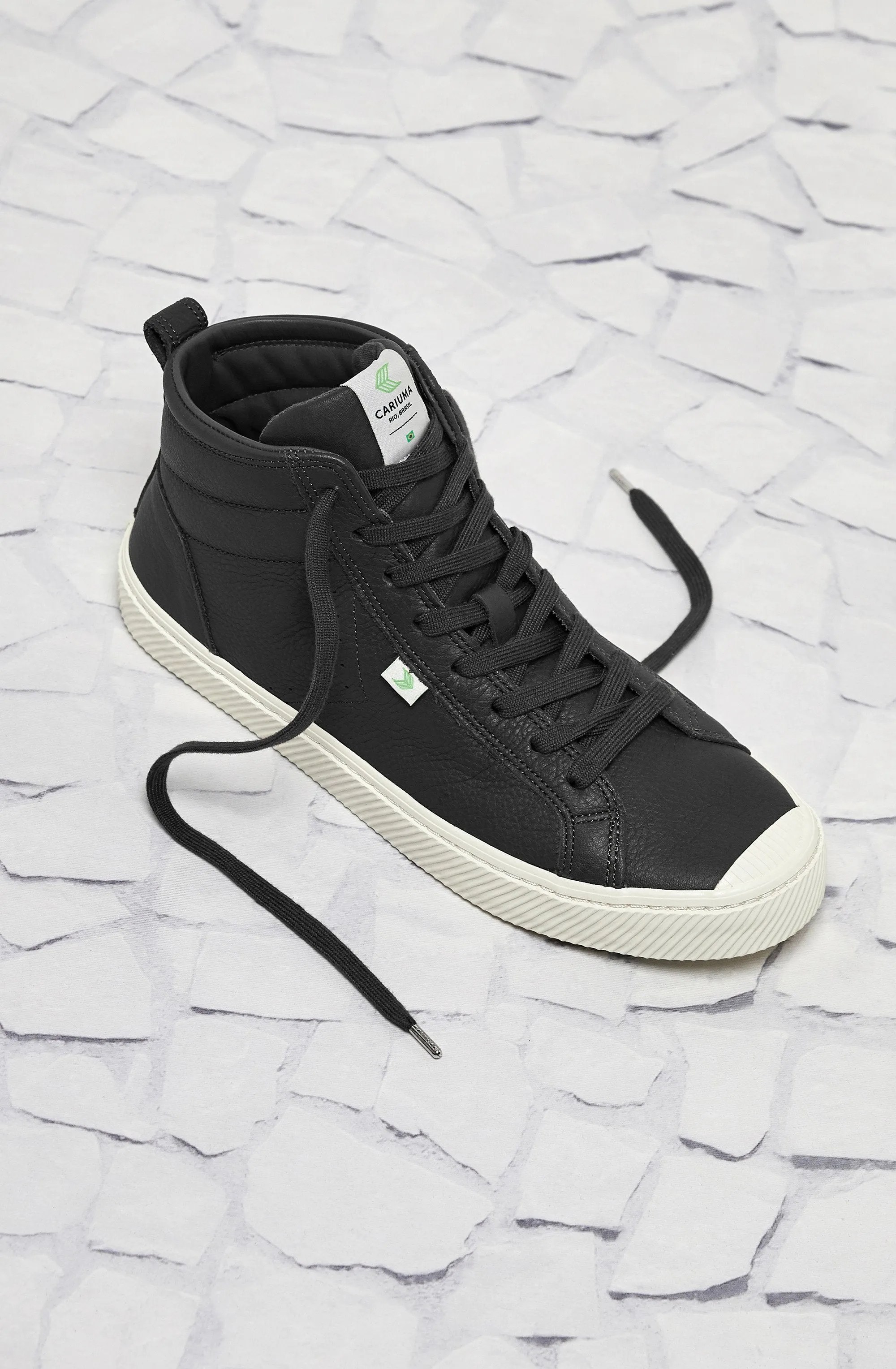 OCA High Black Premium Leather Sneaker Men