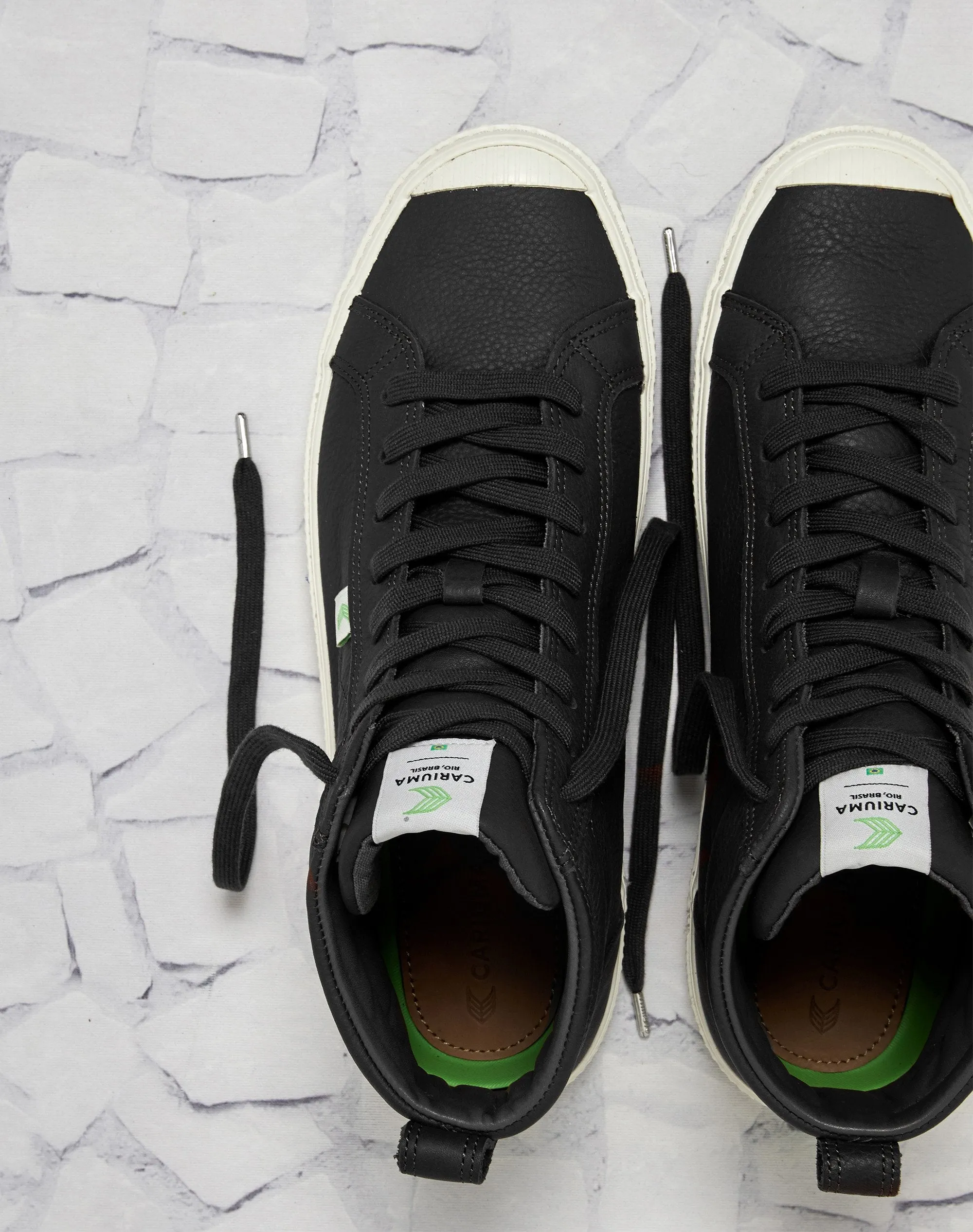 OCA High Black Premium Leather Sneaker Men