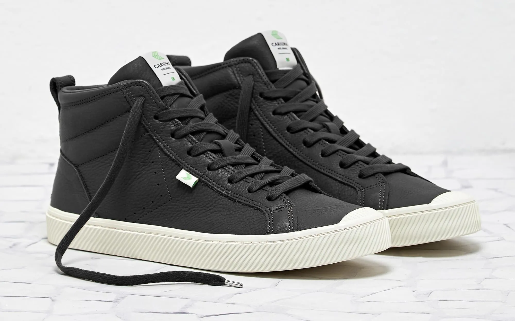 OCA High Black Premium Leather Sneaker Men