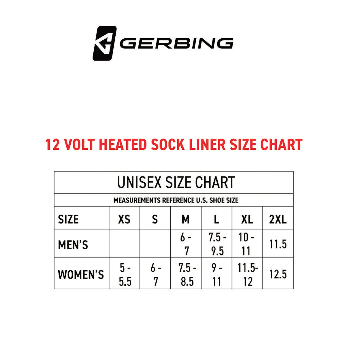 Open Box Gerbing 12V Heated Sock Liners