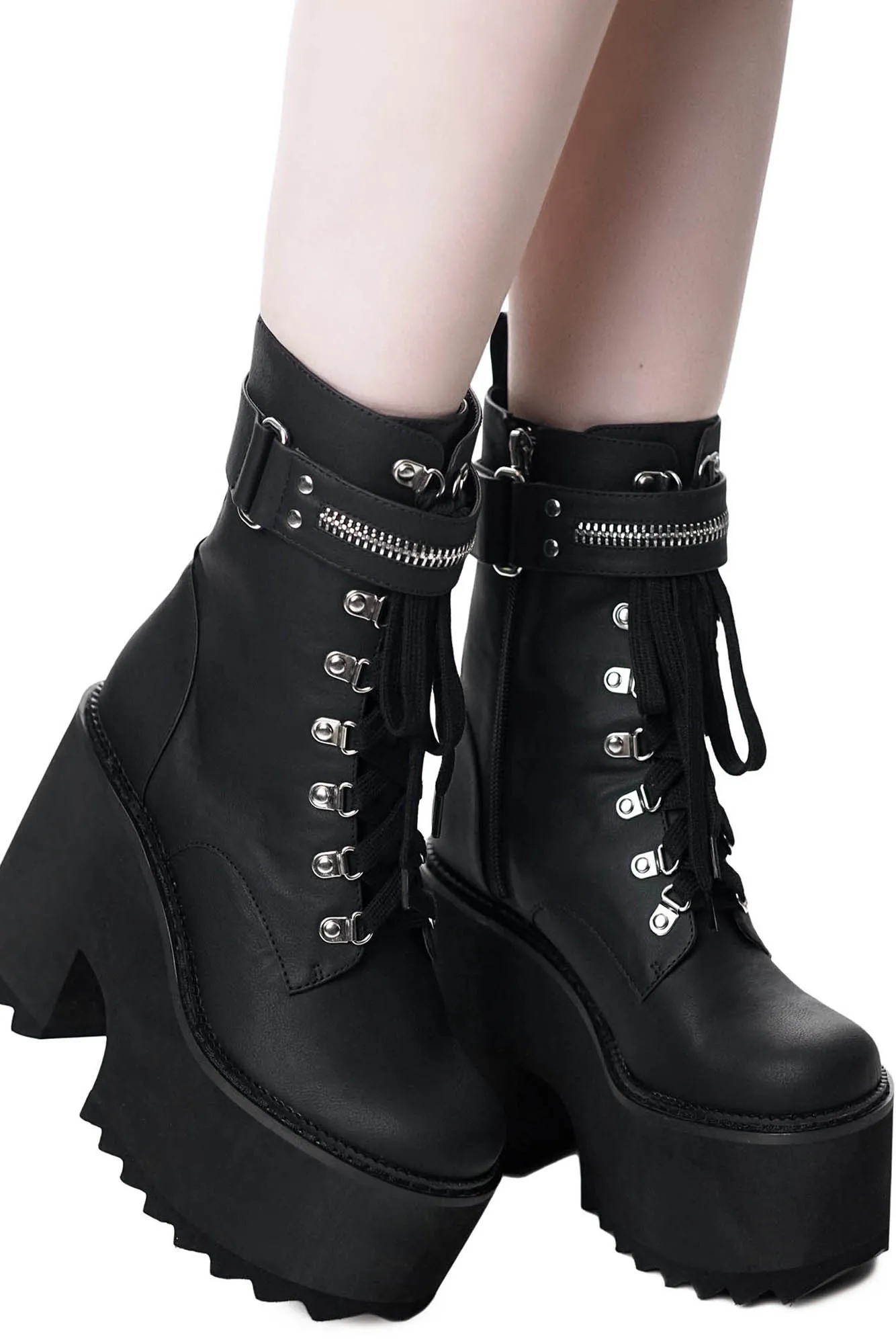 Overhead Platform Boots