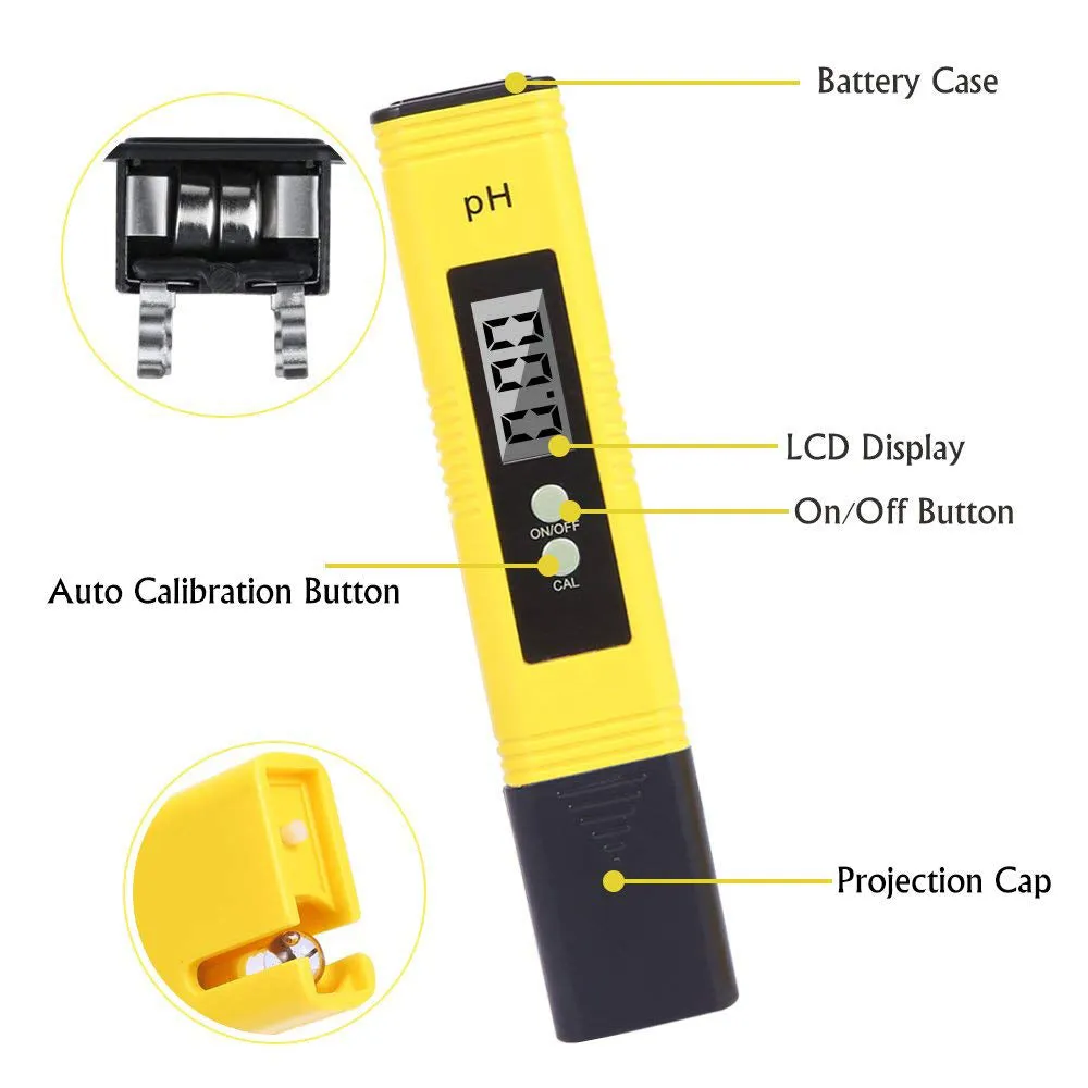 PH Meter High Accuracy Water Quality Tester