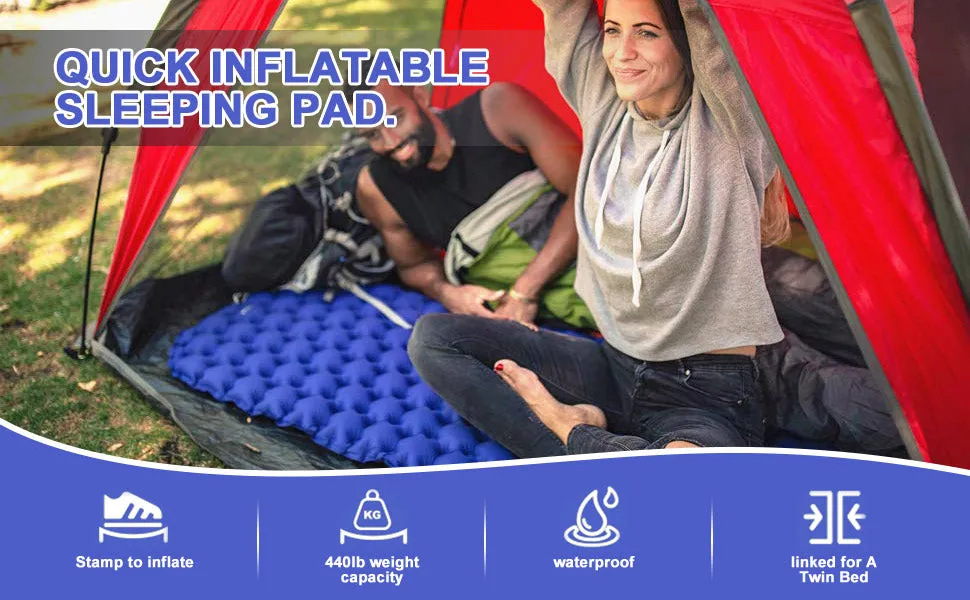 Quick Inflate Easy Carry Sleeping Mat