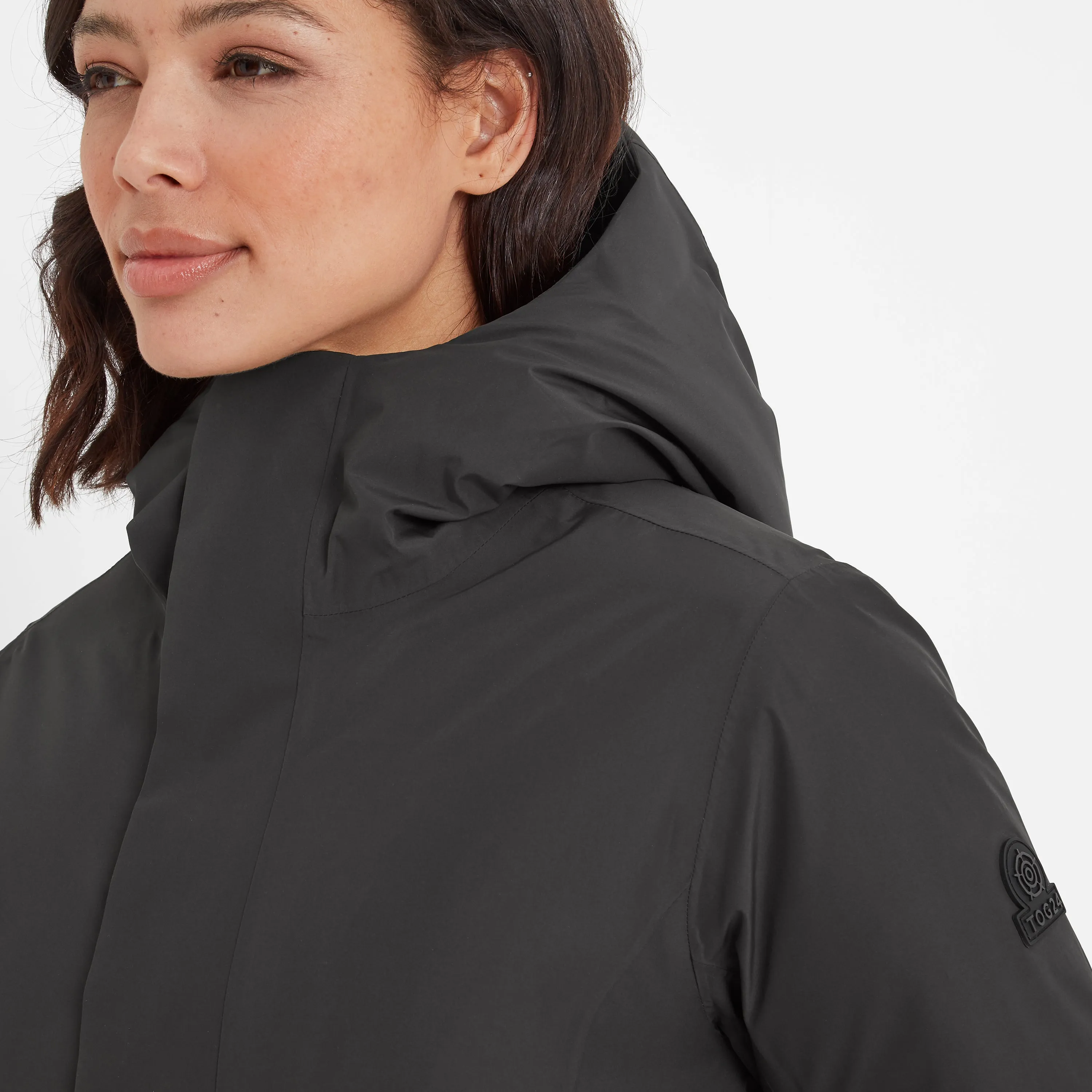 Reiner Womens Waterproof Down Parka - Washed Black