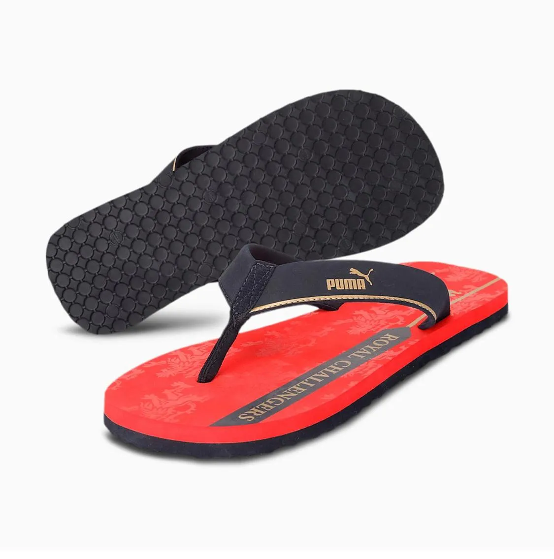 Royal Challengers Bangalore Men's Fanwear Flip Flops