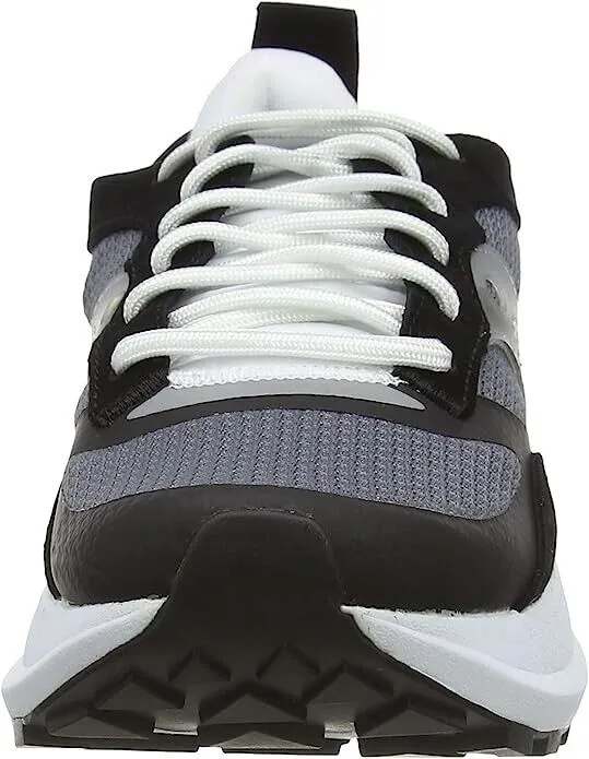 Saucony Men's Jazz Hybrid Sneaker, Black/Silver (Damaged Packaging)