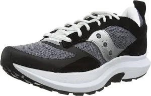 Saucony Men's Jazz Hybrid Sneaker, Black/Silver (Damaged Packaging)