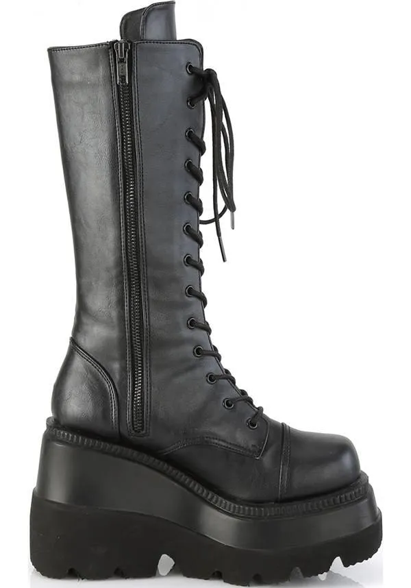 SHAKER-72 [Black] | PLATFORM BOOTS [PREORDER]