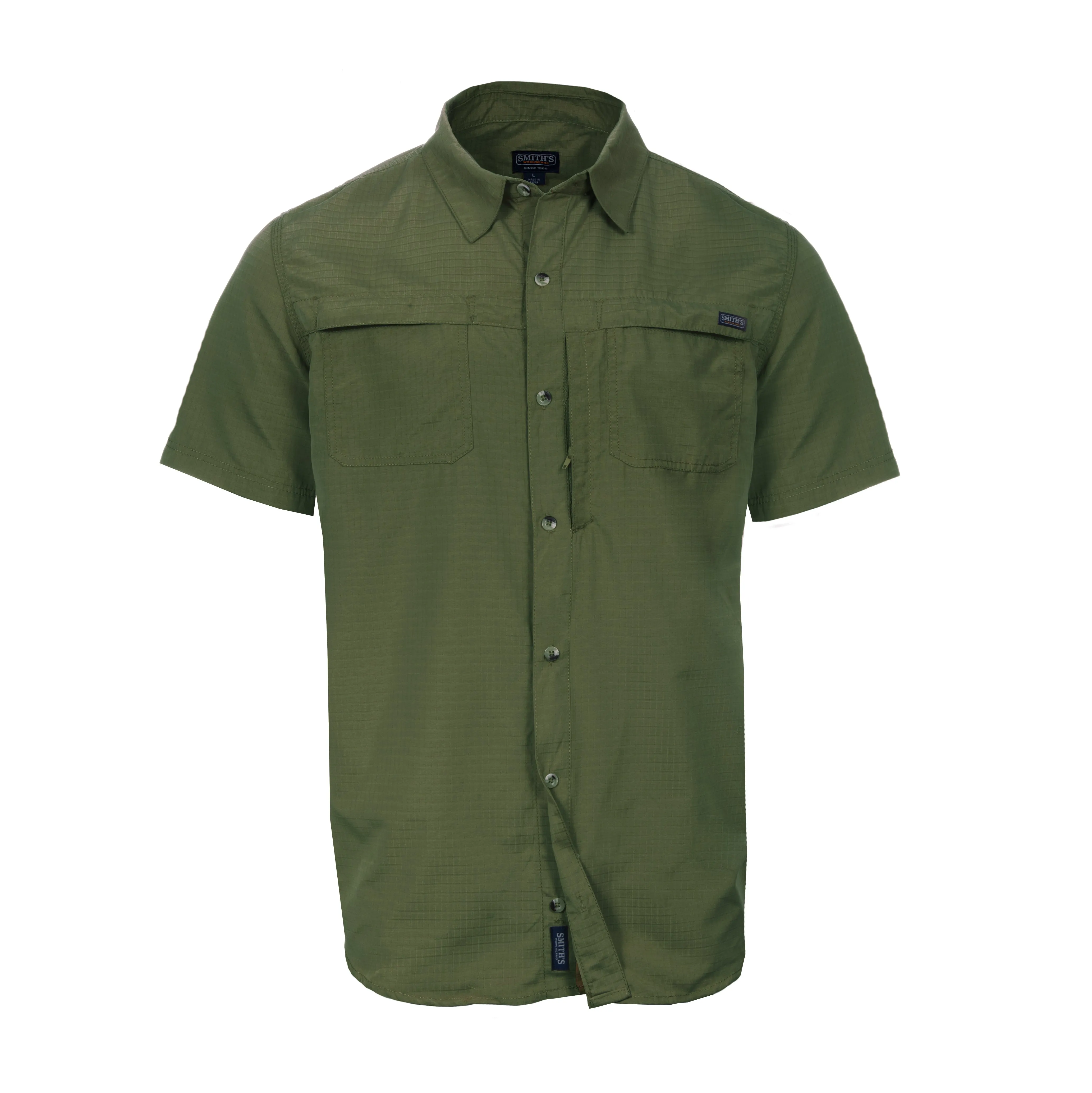 SHORT SLEEVE POLY/COTTON RIPSTOP PERFORMANCE SHIRT