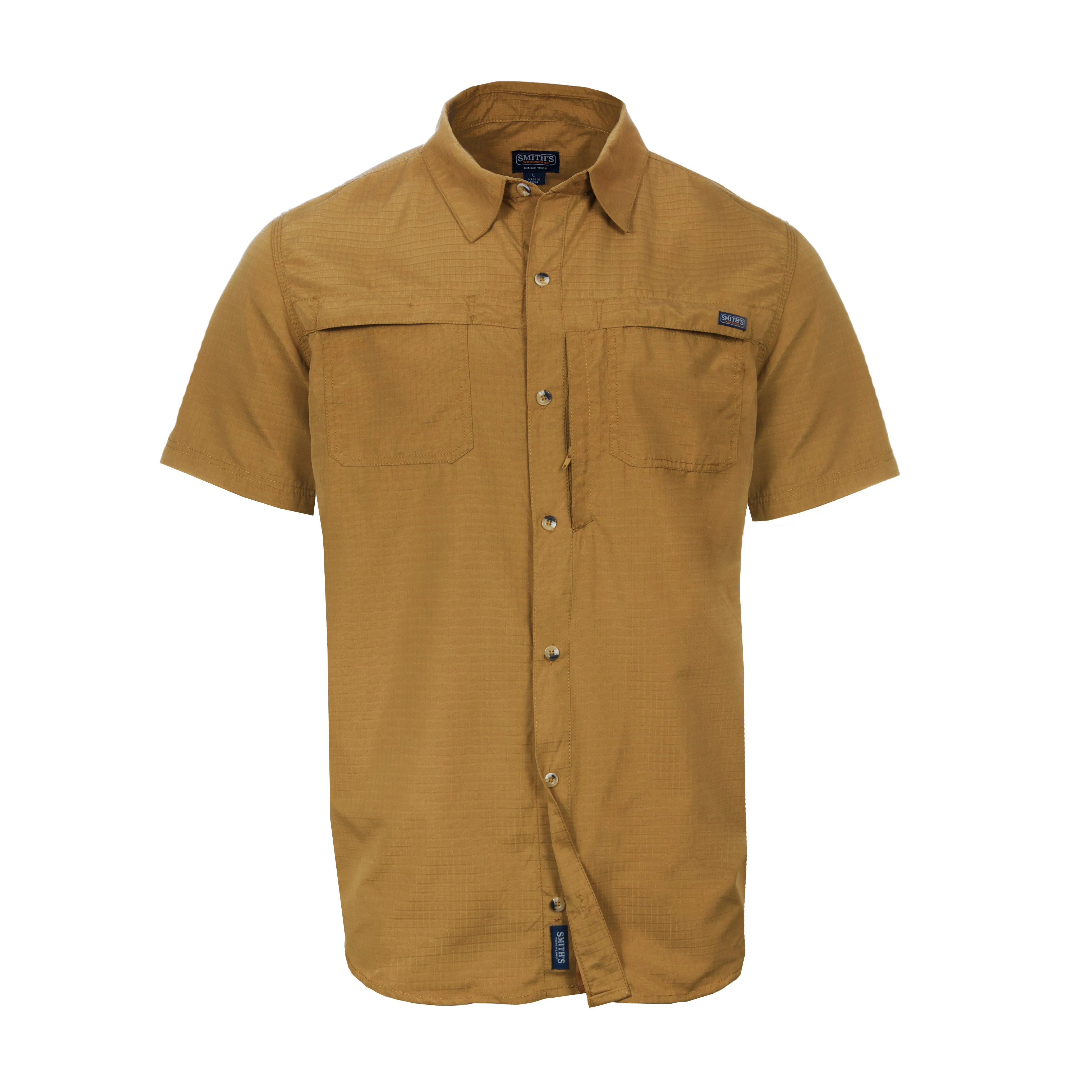 SHORT SLEEVE POLY/COTTON RIPSTOP PERFORMANCE SHIRT