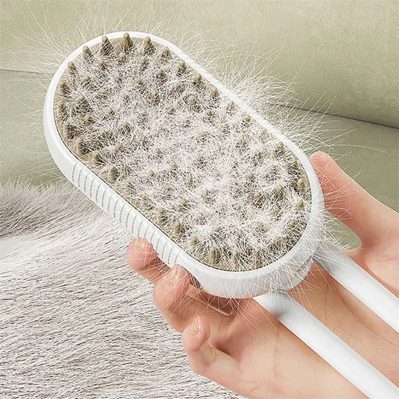 Steam Pet Brush Unique Spray, High-Quality, USB Rechargeable