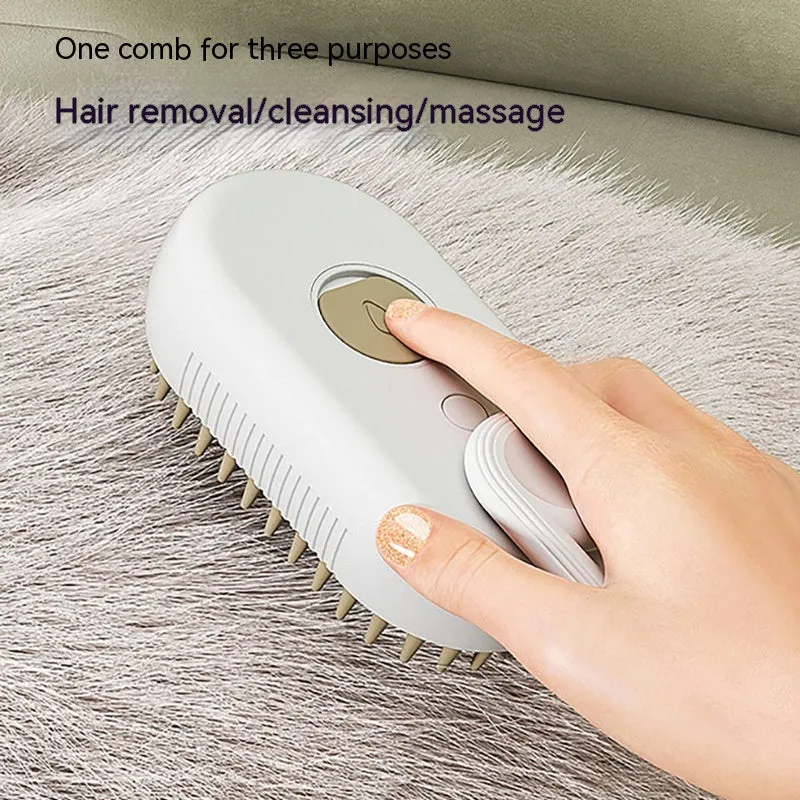 Steam Pet Brush Unique Spray, High-Quality, USB Rechargeable