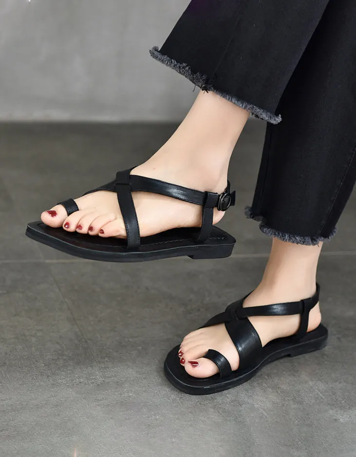 Summer Strappy Flat Singback Sandals