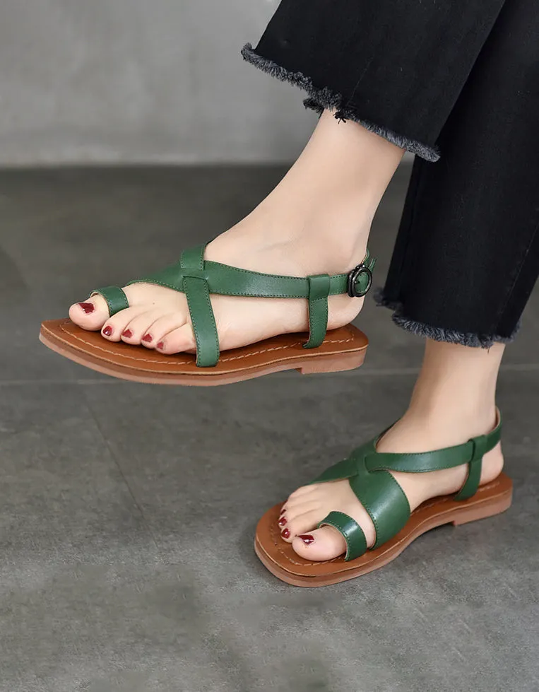 Summer Strappy Flat Singback Sandals