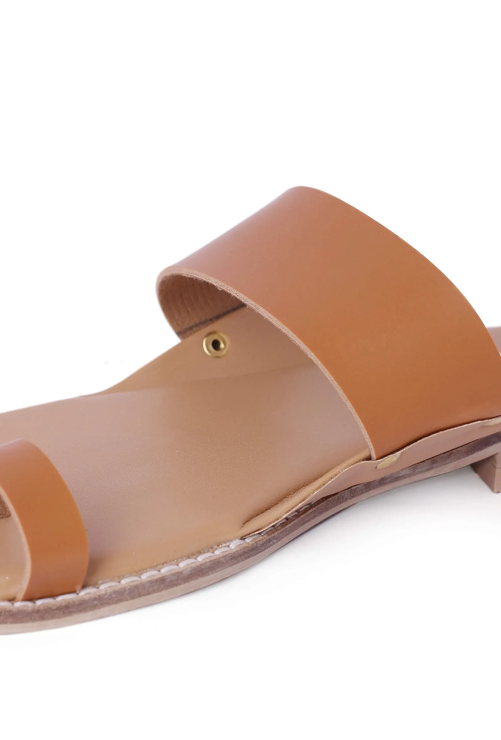 Tan Cruelty-Free Leather Sandals