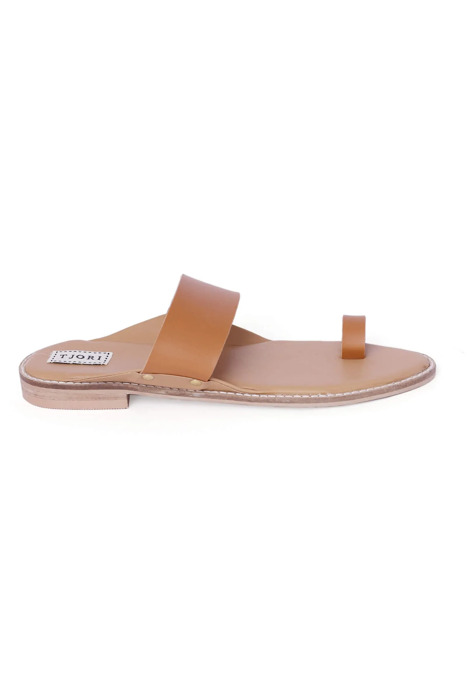 Tan Cruelty-Free Leather Sandals