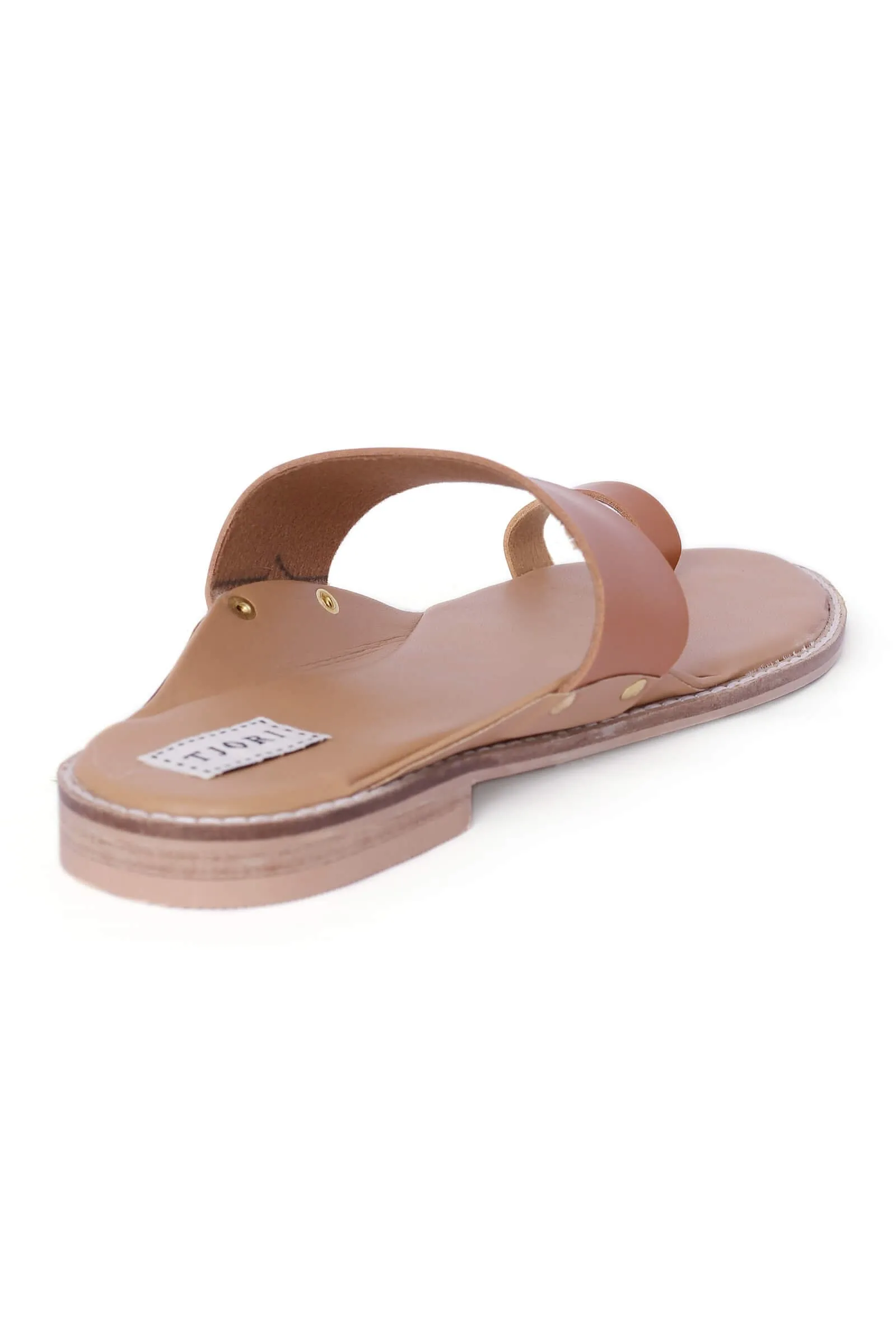 Tan Cruelty-Free Leather Sandals