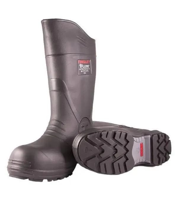 TINGLEY - FLITE - SAFETY TOE KNEE BOOT Composite Safety Toe - 100% Liquid Proof, Black