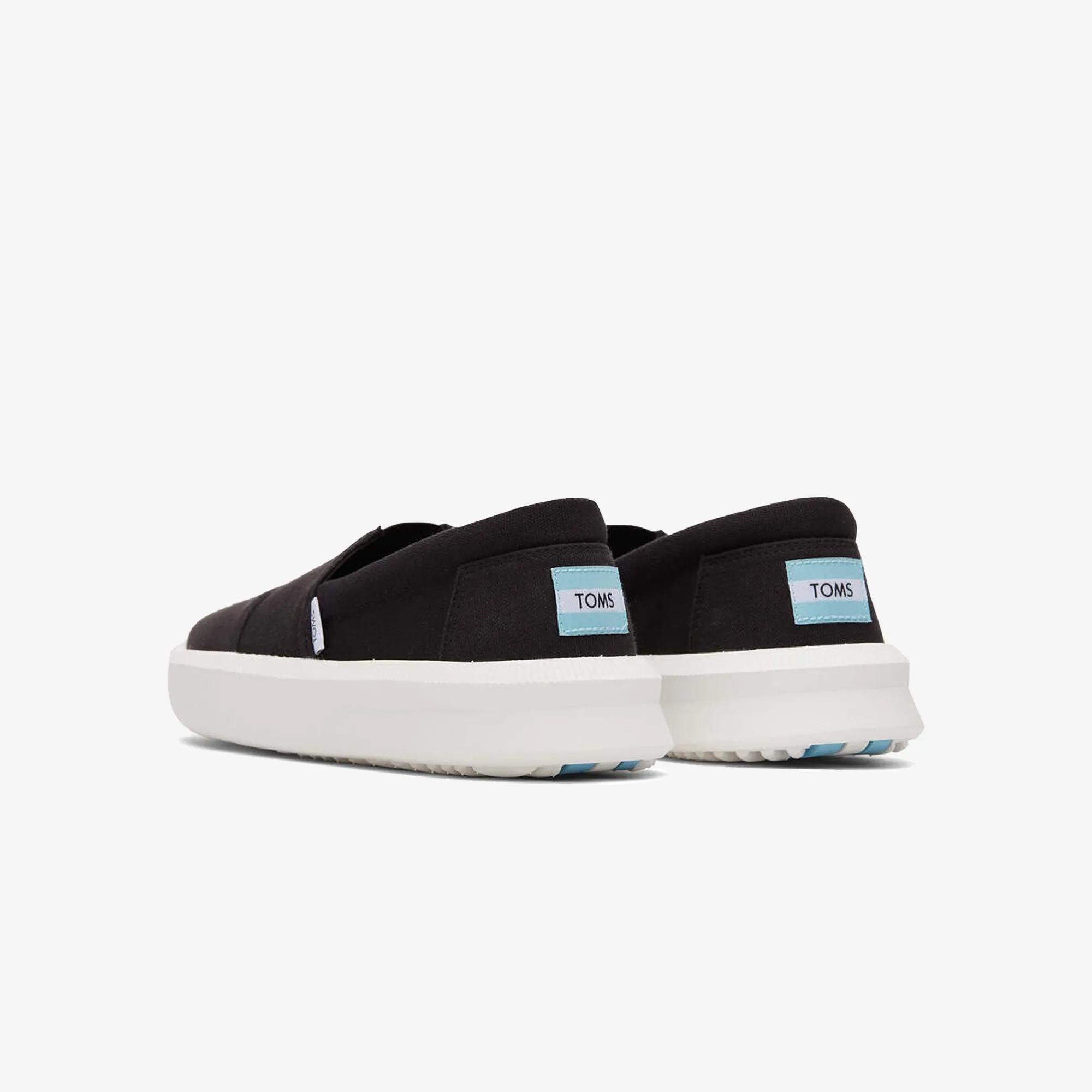 Toms | ROVER TRAINERS RECYCLED COTTON  { BLACK