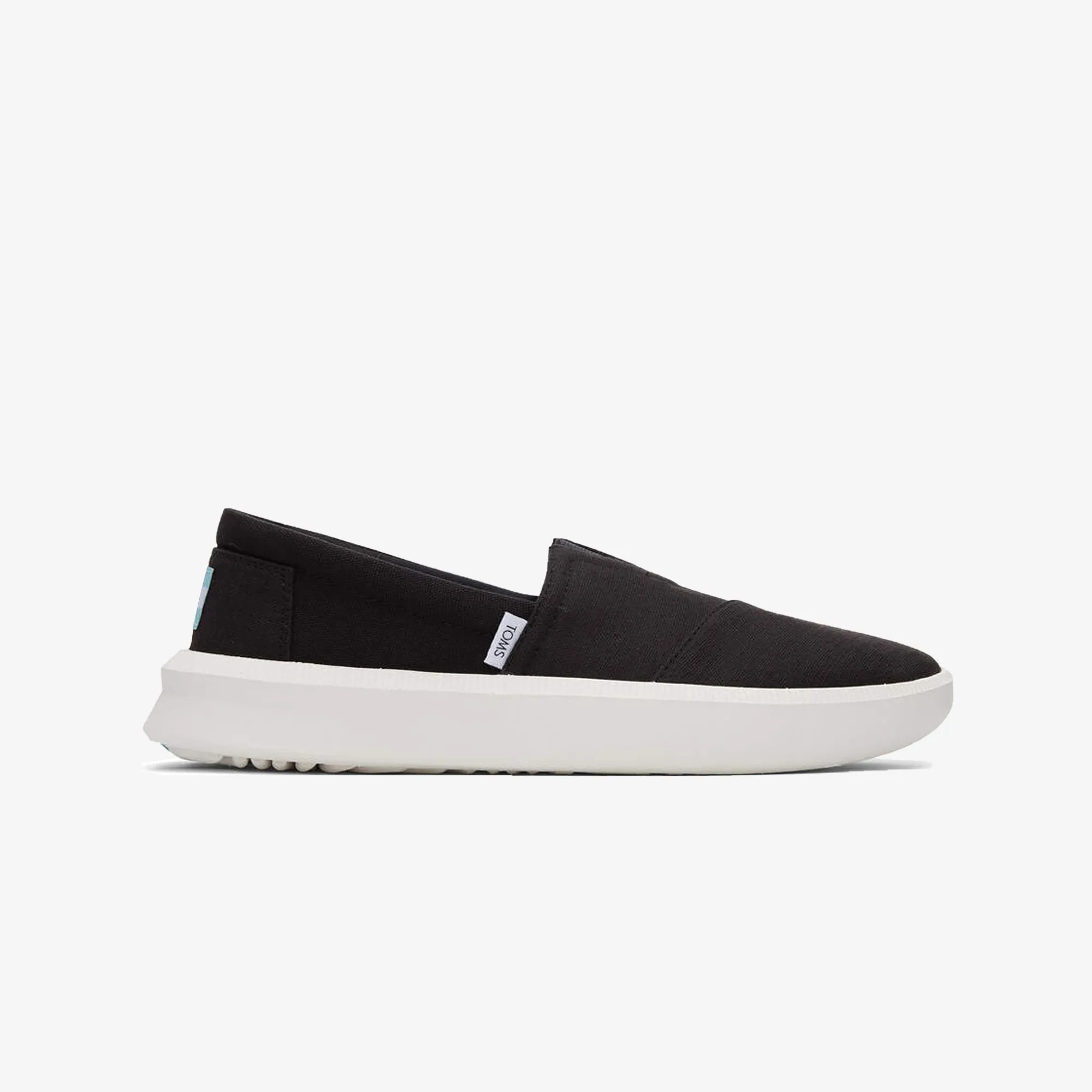 Toms | ROVER TRAINERS RECYCLED COTTON  { BLACK