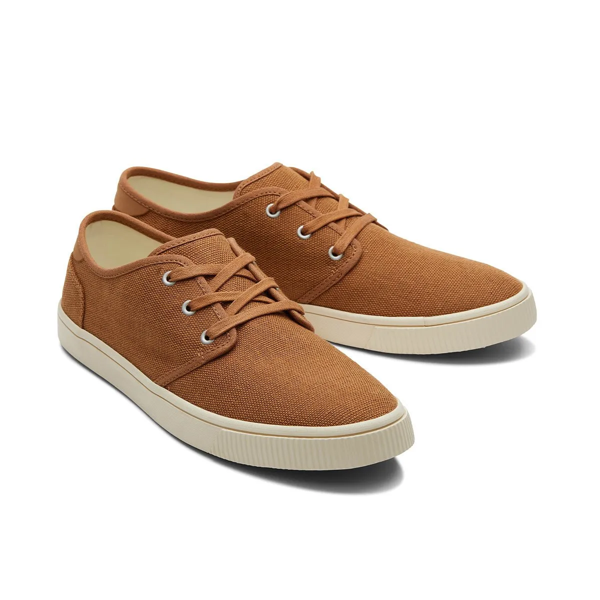 TOMS Sneaker Carlo Men - Tan Brown Heritage Canvas