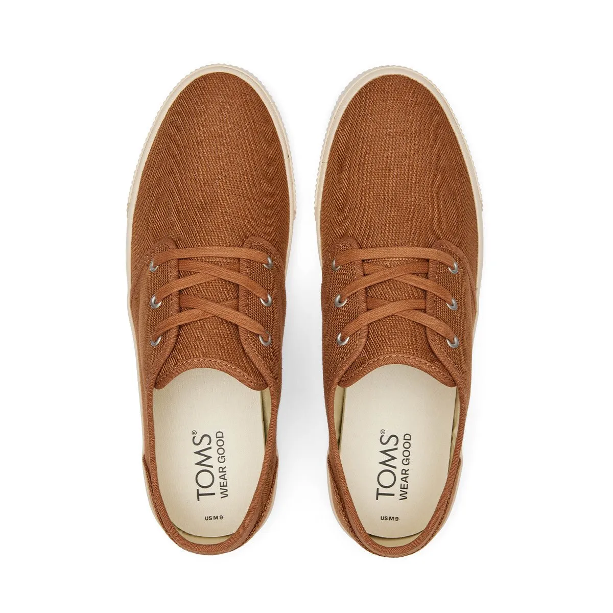 TOMS Sneaker Carlo Men - Tan Brown Heritage Canvas